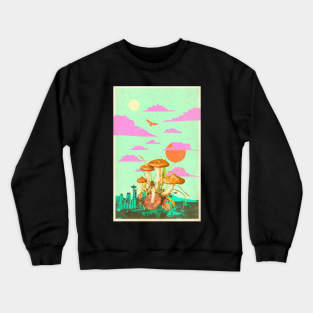 MUSHROOM CITY III Crewneck Sweatshirt